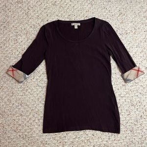 Burberry, Size XS, Eggplant